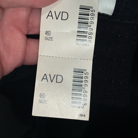 NWT Avenue 46D black underwire push up bra - Picture 5 of 6